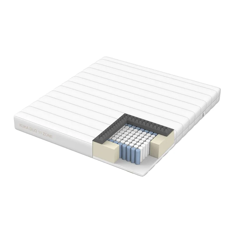 Springmadrass HOME4YOU Kuka Duo 11 soner 140x200x19 cm, undefined