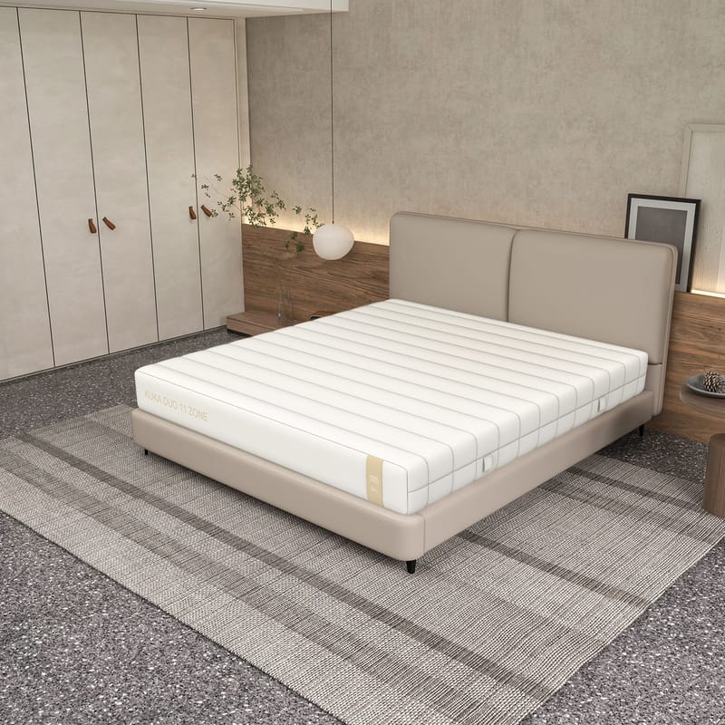 Springmadrass HOME4YOU Kuka Duo 11 soner 160x200x19 cm - Møbler - Senger - Madrasser - Overmadrass