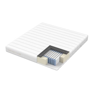 Springmadrass HOME4YOU Kuka Duo 11 soner 160x200x19 cm - Møbler - Senger - Madrasser - Overmadrass