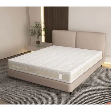 Springmadrass HOME4YOU Kuka Duo 7 soner 140x200x23 cm - Møbler - Senger - Madrasser - Overmadrass