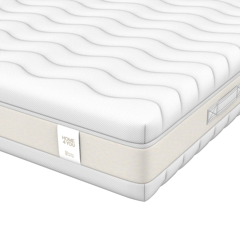 Springmadrass HOME4YOU Kuka Duo 7 soner 180x200x23 cm - Møbler - Senger - Madrasser - Overmadrass