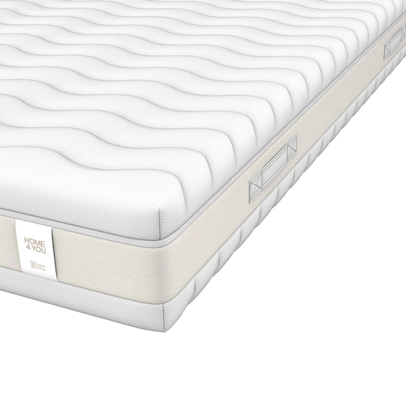 Springmadrass HOME4YOU Kuka Duo 7 soner 180x200x23 cm - Møbler - Senger - Madrasser - Overmadrass