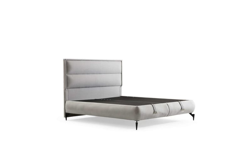 Mashli Sengeramme 120x200 cm - Kullgrå - Møbler - Senger - Sengeramme & sengestamme