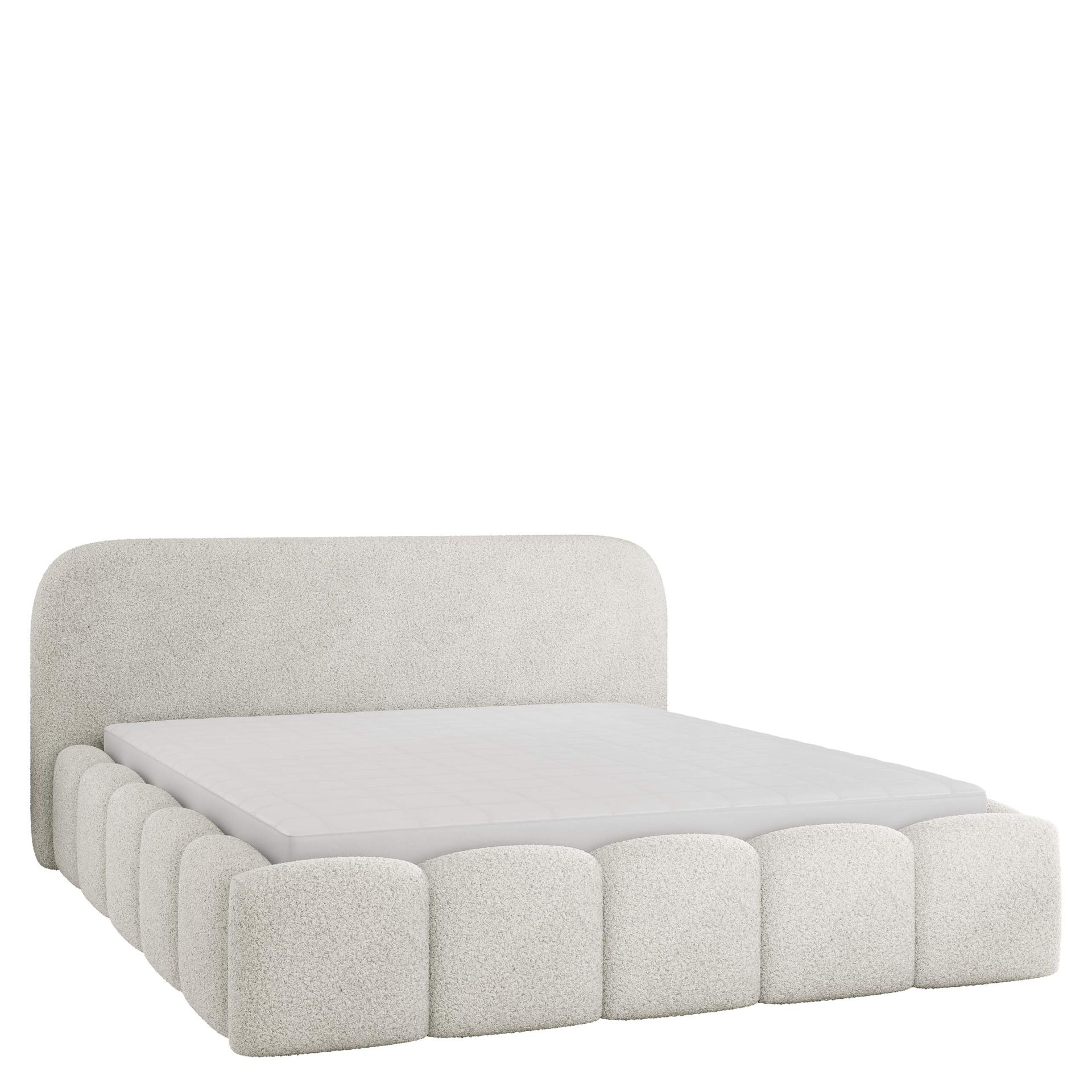 Merik sengeramme 140x200 cm - offwhite