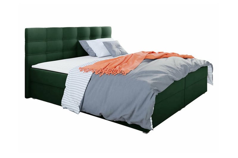 Midfeld Sengeramme 140x200 cm - Mørkegrønn - Sengeramme & sengestamme