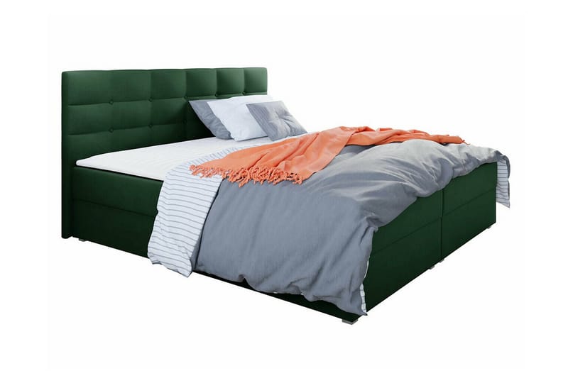 Midfeld Sengeramme 160x200 cm - Mørkegrønn - Sengeramme & sengestamme