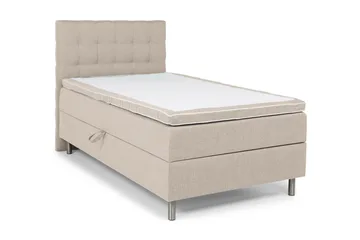 Montana Komplett Sengpakke med Oppbevaring 120x200 cm - Beige - Møbler - Senger - Enkeltsenger