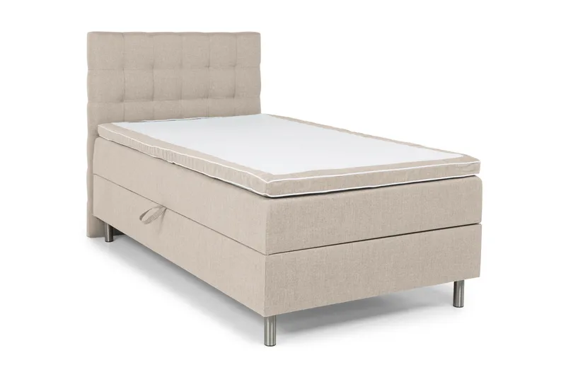 Montana Komplett Sengpakke med Oppbevaring 120x200 cm - Beige - Møbler - Senger - Enkeltsenger