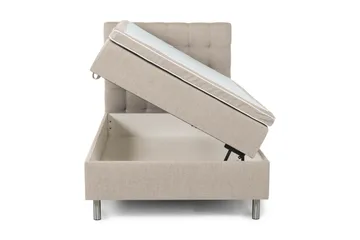 Montana Komplett Sengpakke med Oppbevaring 120x200 cm - Beige - Møbler - Senger - Enkeltsenger