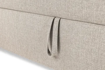 Montana Seng med Oppbevaring 180x200 cm - Beige - Møbler - Senger - Komplett sengepakke