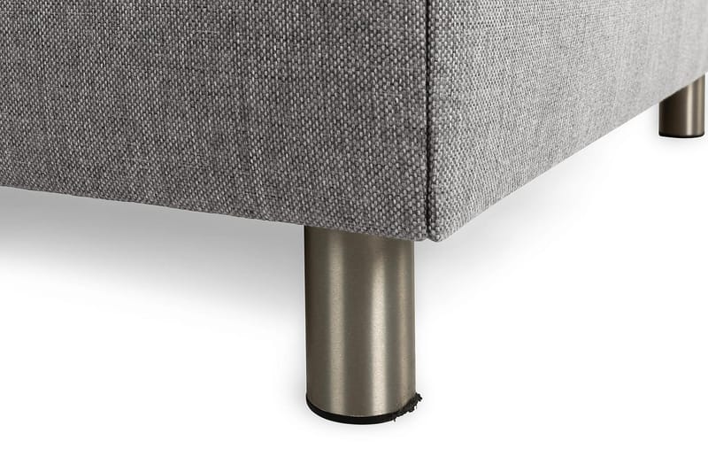 Montana Seng med Oppbevaring 90x200 - Grå - Møbler - Senger - Kontinentalsenger