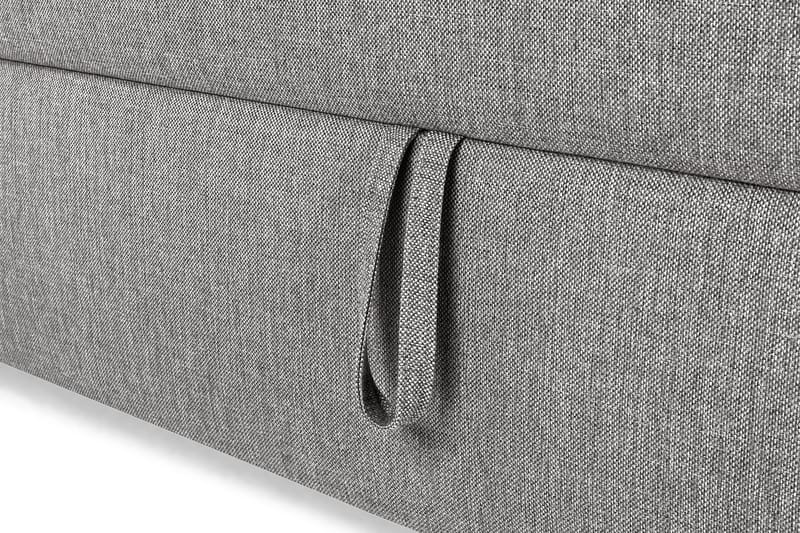 Montana Seng med Oppbevaring 90x200 - Grå - Møbler - Senger - Kontinentalsenger