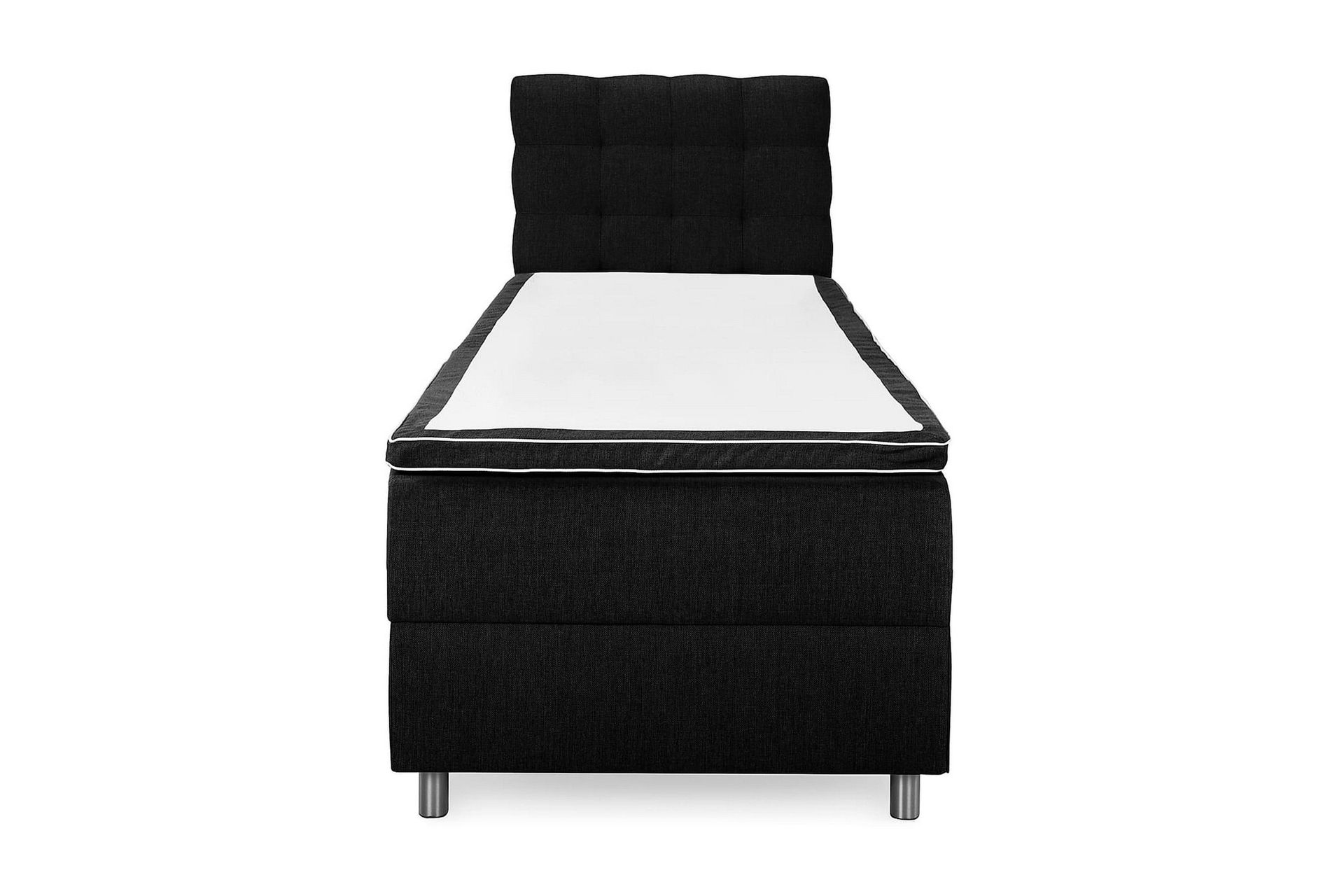 Montana Seng med Oppbevaring 90x200 - Svart