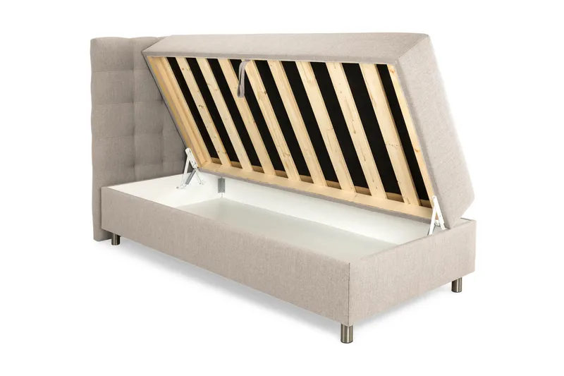 Montana Sengepakke Seng med Oppbevaring 80x200 - Beige - Møbler - Senger - Enkeltsenger