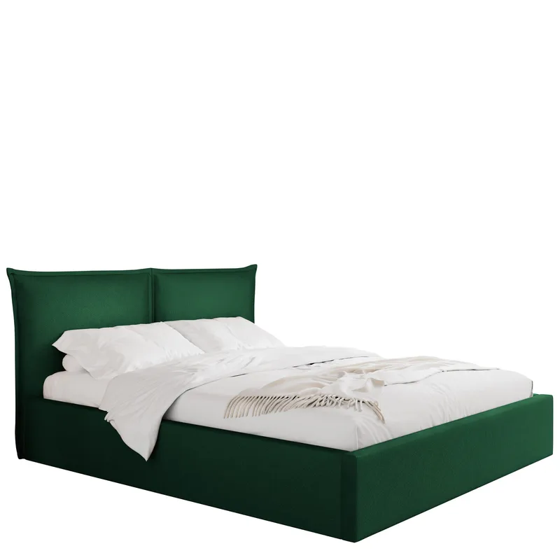 Morricon Sengeramme 140x200 cm - Grønn - Møbler - Senger - Sengeramme & sengestamme