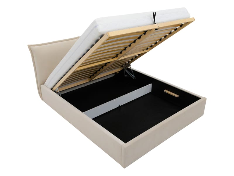 Morricon Sengeramme 160x200 cm - Beige - Møbler - Senger - Sengeramme & sengestamme