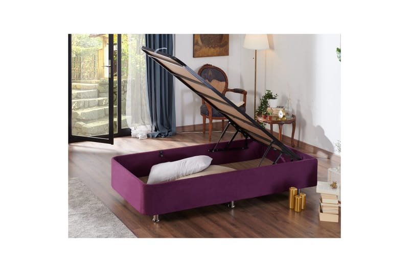 Mytikas Sengeramme 120x200 cm - Violet - Møbler - Senger - Sengeramme & sengestamme