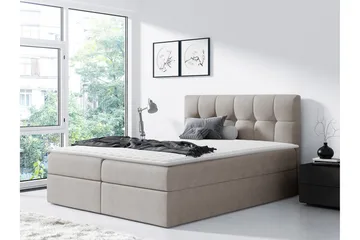 Neitisuanto Sengpakke Kontinentalseng 140x200 cm - Beige - Møbler - Senger - Komplett sengepakke