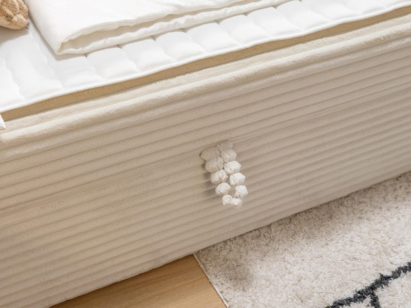 Neyrin Kontinentalseng 140x200 cm med Oppbevaring - Møbler - Senger - Kontinentalsenger