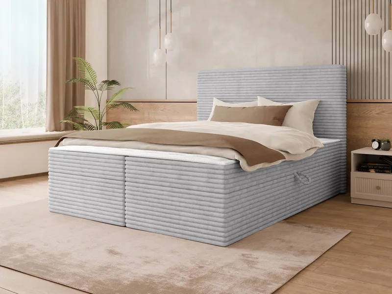 Neyrin Kontinentalseng 160x200 cm med Oppbevaring - Møbler - Senger - Kontinentalsenger