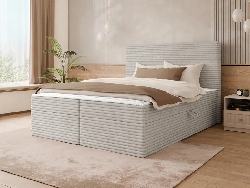 Neyrin Kontinentalseng 160x200 cm med Oppbevaring - Møbler - Senger - Kontinentalsenger