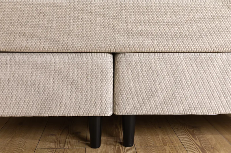 Nice Deluxe Komplett Sengepakke 160x200 - Beige - Møbler - Senger - Komplett sengepakke