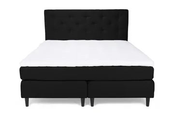 Nice Deluxe Komplett Sengepakke 160x200 - Svart - Møbler - Senger - Komplett sengepakke