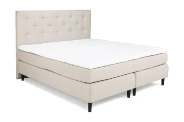 Nice Deluxe Komplett Sengepakke 180x200 - Beige - Møbler - Senger - Komplett sengepakke