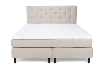 Nice Deluxe Komplett Sengepakke 180x200 - Beige - Møbler - Senger - Komplett sengepakke