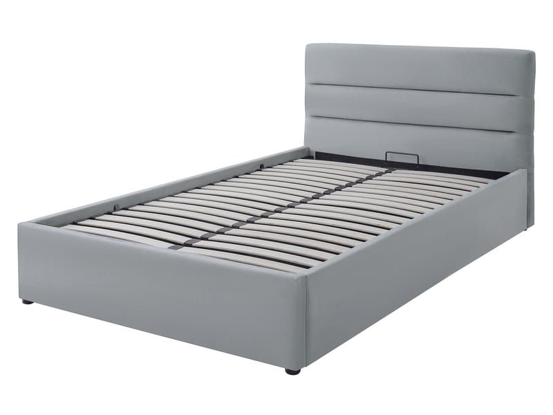 Omrynn sengeramme med oppbevaring 120x200 cm - beige - Møbler - Senger - Sengeramme & sengestamme