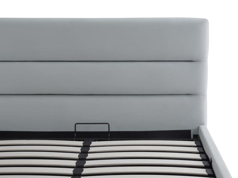 Omrynn sengeramme med oppbevaring 120x200 cm - grå - Møbler - Senger - Sengeramme & sengestamme