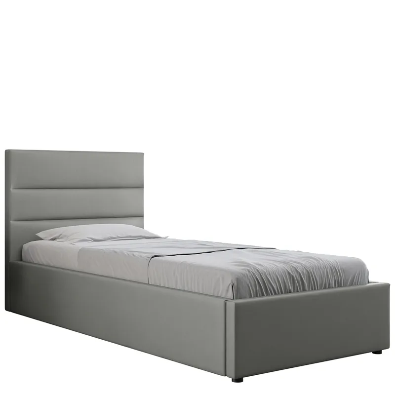 Omrynn sengeramme med oppbevaring 120x200 cm - grå - Møbler - Senger - Sengeramme & sengestamme