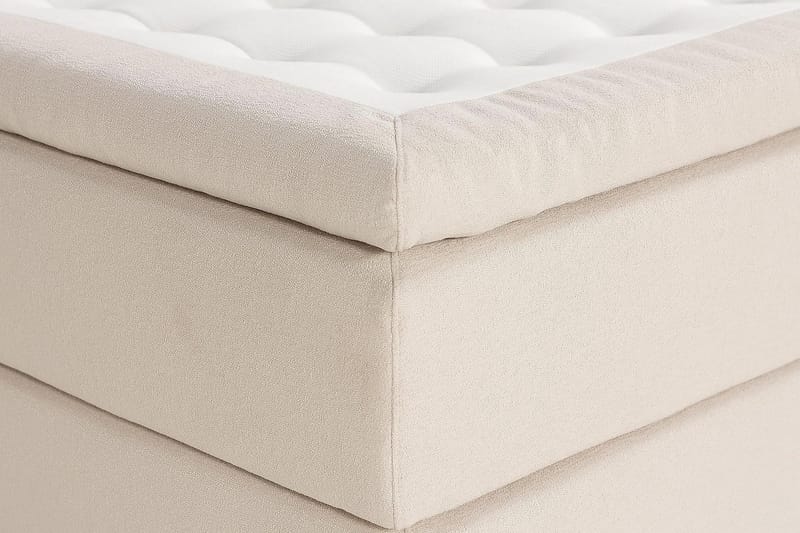 Oslo Luksus Komplett Seng Pakke Kontinentalseng 180x200 cm med sengegavl - Beige / Lys - Møbler - Senger - Kontinentalsenger