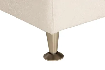 Oslo Luksus Komplett Seng Pakke Kontinentalseng 180x200 cm med sengegavl - Beige / Lys - Møbler - Senger - Kontinentalsenger