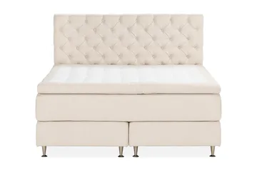 Sengegavl Dypheftet - Lys Beige