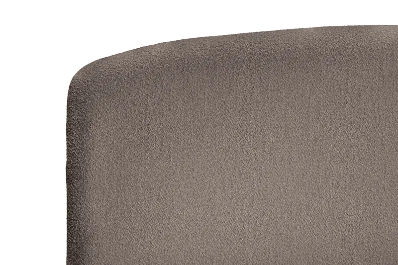 Oslo Lyx Sengpakke Kontinentalseng 140x200 cm Curved Sengegavl - Lys brun - Møbler - Senger - Kontinentalsenger