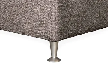 Oslo Lyx Sengpakke Kontinentalseng 160x200 cm Curved Sengegavl - Lys brun - Møbler - Senger - Komplett sengepakke