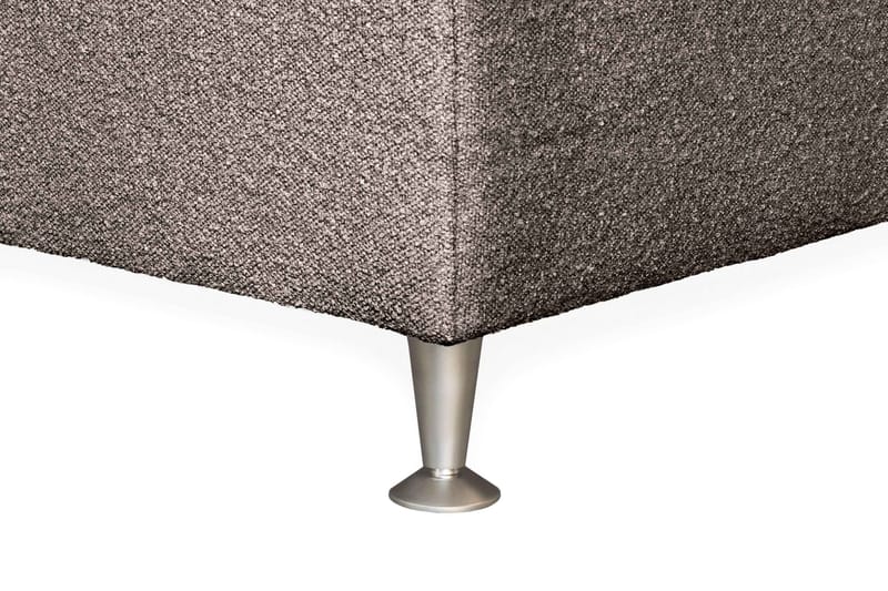 Oslo Lyx Sengpakke Kontinentalseng 160x200 cm Curved Sengegavl - Lys brun - Møbler - Senger - Kontinentalsenger