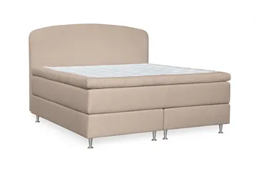 Oslo Lyx Sengpakke Kontinentalseng 180x200 cm Curved Sengegavl