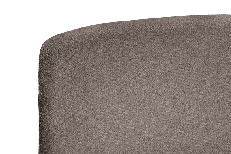 Oslo Lyx Sengpakke Kontinentalseng 180x200 cm Curved Sengegavl - Lys brun - Møbler - Senger - Komplett sengepakke