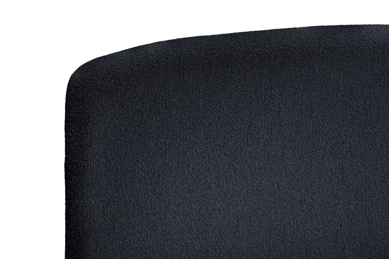 Oslo Lyx Sengpakke Kontinentalseng 180x200 cm Curved Sengegavl - Svart - Møbler - Senger - Kontinentalsenger
