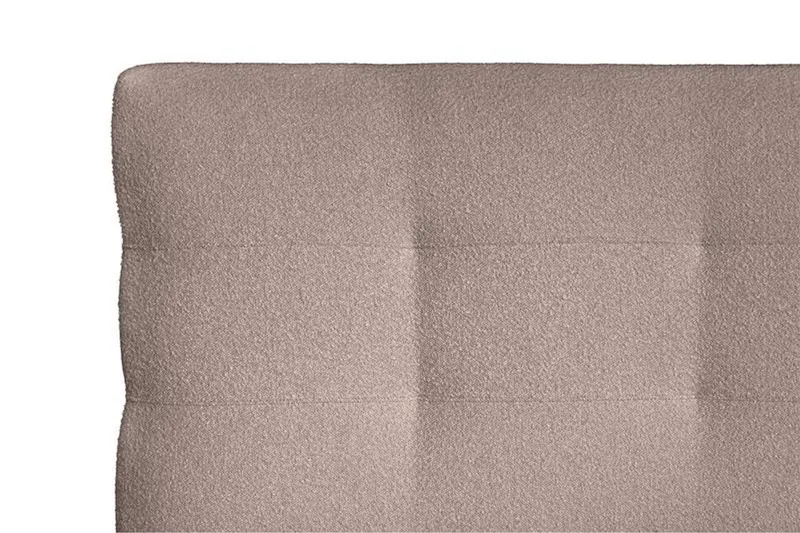 Oslo Lyx Sengpakke Kontinentalseng 180x200 cm Knappet Sengegavl - Lys brun - Møbler - Senger - Kontinentalsenger