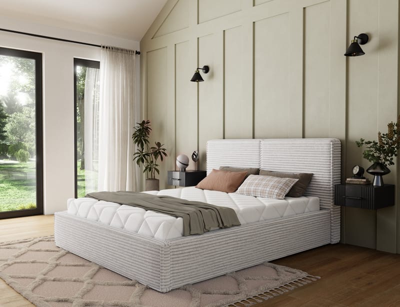 Pesillo sengeramme med oppbevaring 180x200 cm - svart - Møbler - Senger - Sengeramme & sengestamme