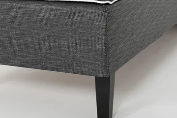 Prime Rammeseng 120x200 Ancona - Grå - Møbler - Senger - Enkeltsenger