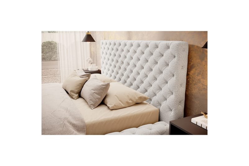 Princce Sengeramme 140x200 cm - Hvit - Møbler - Senger - Sengeramme & sengestamme