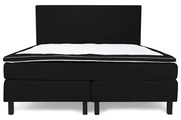 Princess Kontinentalseng 180x200 cm i Stoff med Fasthetsgrad Medium / Fast - Svart - Møbler - Senger - Komplett sengepakke
