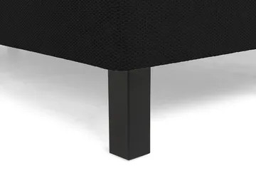 Princess Sengepakke – Kontinentalseng 120x200 cm i Stoff med Overmadrass med Fasthetsgrad Medium - Svart - Møbler - Senger - Enkeltsenger