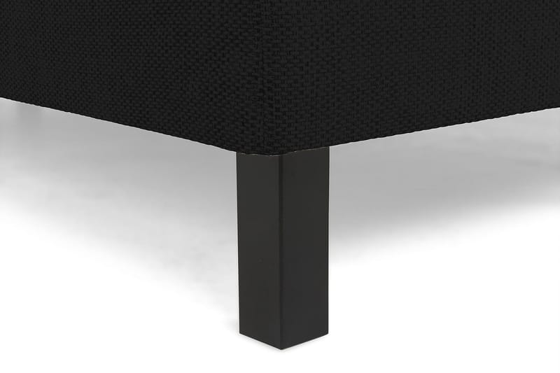 Princess Sengepakke – Kontinentalseng 120x200 cm i Stoff med Overmadrass med Fasthetsgrad Medium - Svart - Møbler - Senger - Enkeltsenger