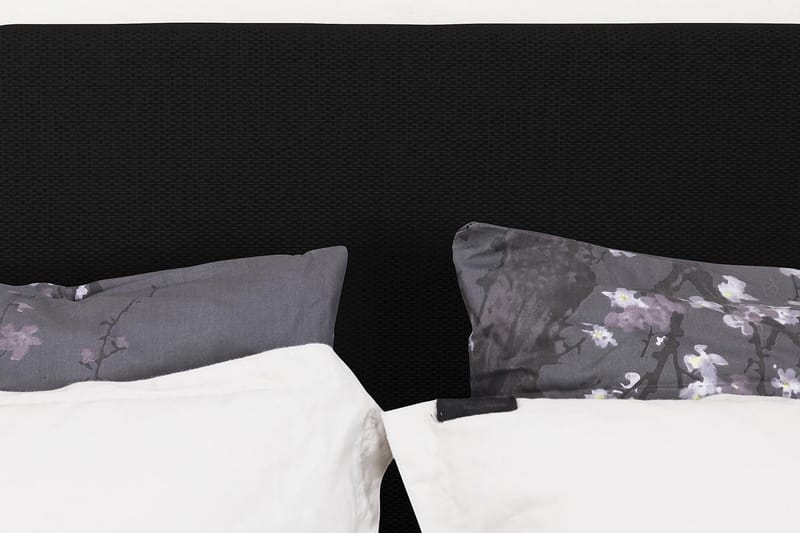 Princess Sengepakke – Kontinentalseng 120x200 cm i Stoff med Overmadrass med Fasthetsgrad Medium - Svart - M øbler - Senger - Enkeltsenger