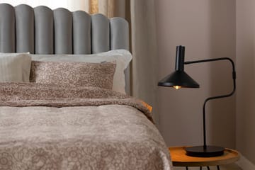 Princess Sengepakke – Kontinentalseng 160x200 cm med Sengegavl + Overmadrass - Grå - Møbler - Senger - Komplett sengepakke